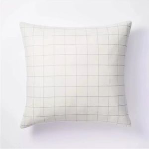 Windowpane Check Oversized Pillowcase